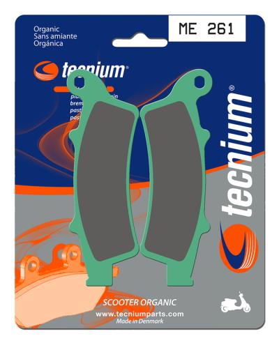 Plaquettes de freins Tecnium Scooter organique - ME261
