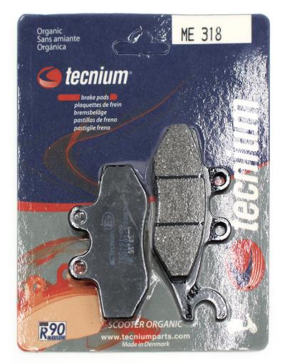 Plaquettes de freins Tecnium Scooter organique - ME318