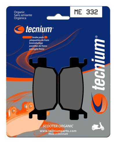 Plaquettes de freins Tecnium Scooter organique - ME332