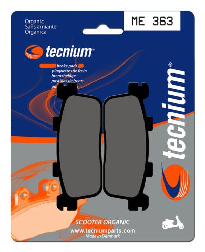 Plaquettes de freins Tecnium Scooter organique - ME363