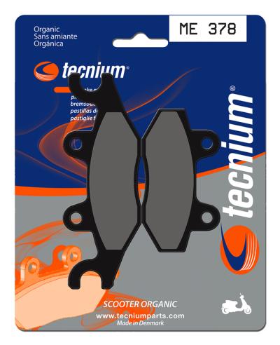 Plaquettes de freins Tecnium Scooter organique - ME378