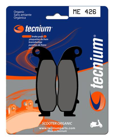 Plaquettes de freins Tecnium Scooter organique - ME426