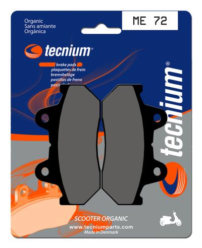 Plaquettes de freins Tecnium Scooter organique - ME72