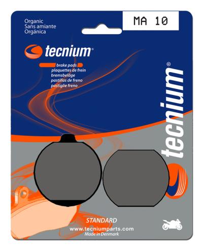 Plaquettes de freins Tecnium route organique - MA10