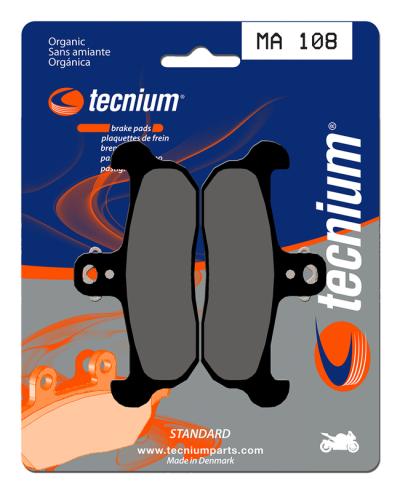 Plaquettes de freins Tecnium route organique - MA108