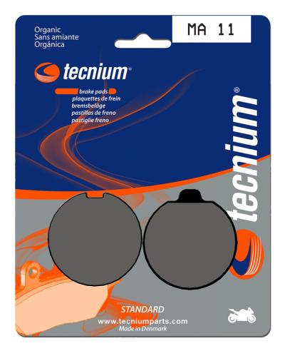 Plaquettes de freins Tecnium route organique - MA11