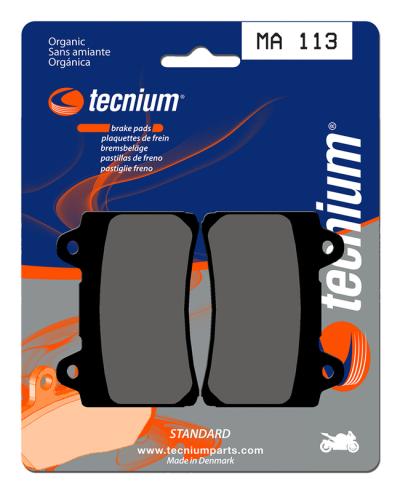 Plaquettes de freins Tecnium route organique - MA113