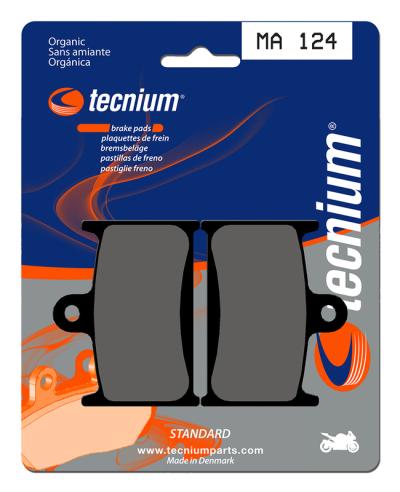 Plaquettes de freins Tecnium route organique - MA124