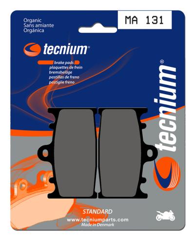 Plaquettes de freins Tecnium route organique - MA131