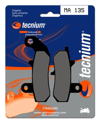 Plaquettes de freins Tecnium route organique - MA135