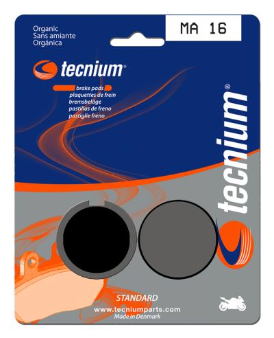 Plaquettes de freins Tecnium route organique - MA16