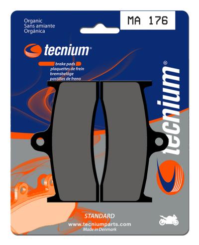 Plaquettes de freins Tecnium route organique - MA176
