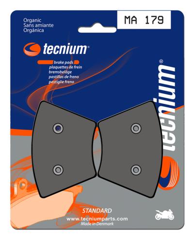 Plaquettes de freins Tecnium route organique - MA179