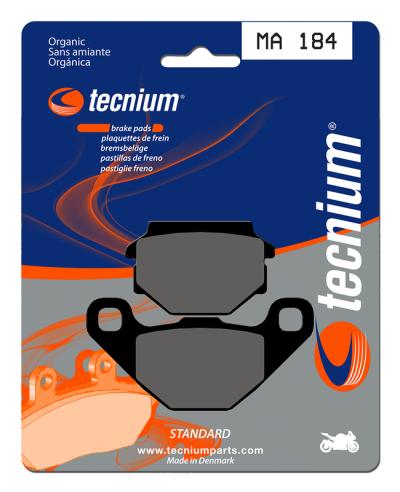 Plaquettes de freins Tecnium route organique - MA184