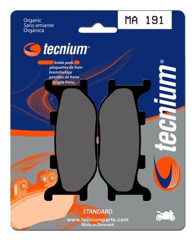 Plaquettes de freins Tecnium route organique - MA191
