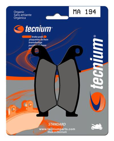 Plaquettes de freins Tecnium route organique - MA194