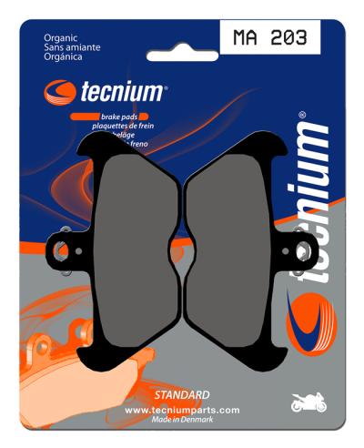 Plaquettes de freins Tecnium route organique - MA203