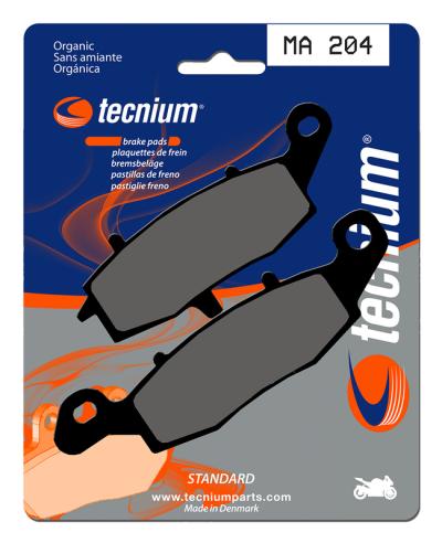 Plaquettes de freins Tecnium route organique - MA204