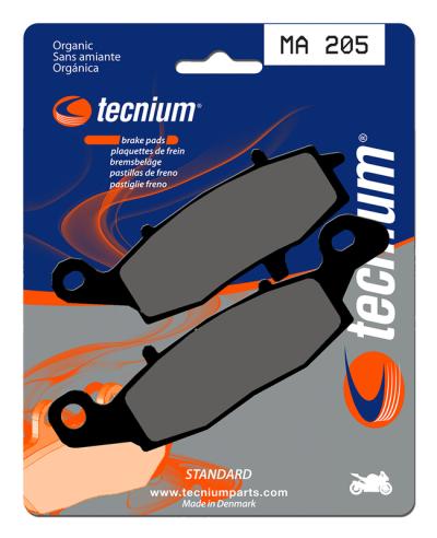 Plaquettes de freins Tecnium route organique - MA205