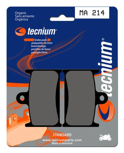 Plaquettes de freins Tecnium route organique - MA214