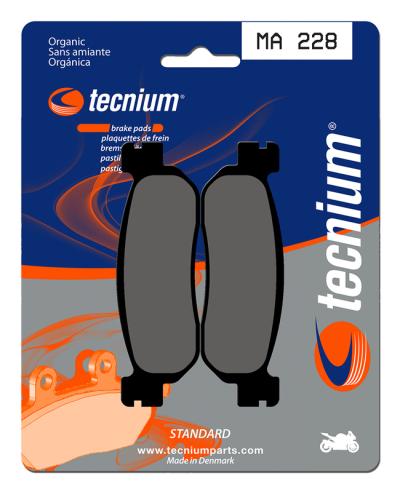 Plaquettes de freins Tecnium route organique - MA228