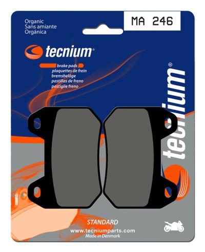 Plaquettes de freins Tecnium route organique - MA246