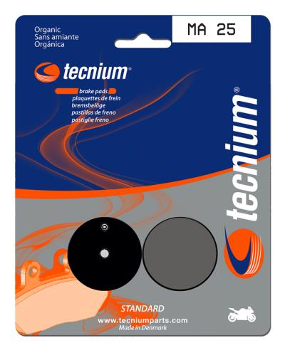 Plaquettes de freins Tecnium route organique - MA25