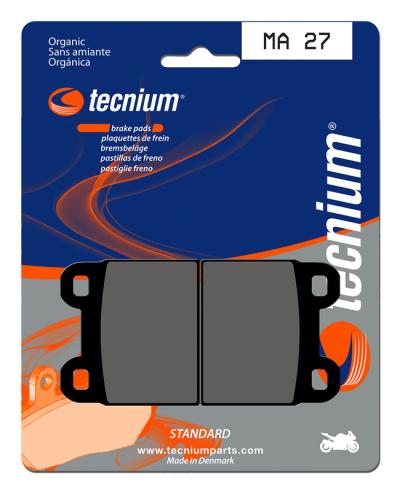 Plaquettes de freins Tecnium route organique - MA27
