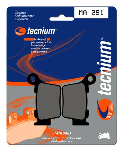 Plaquettes de freins Tecnium route organique - MA291