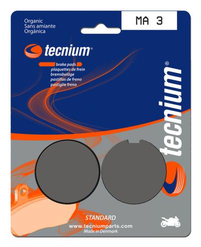 Plaquettes de freins Tecnium route organique - MA3