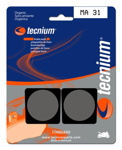 Plaquettes de freins Tecnium route organique - MA31