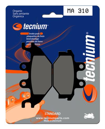 Plaquettes de freins Tecnium route organique - MA310