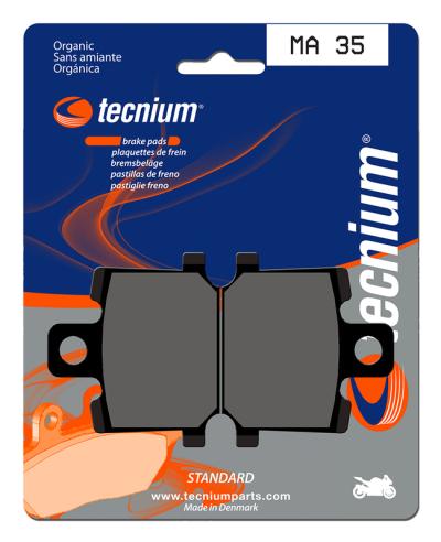Plaquettes de freins Tecnium route organique - MA35