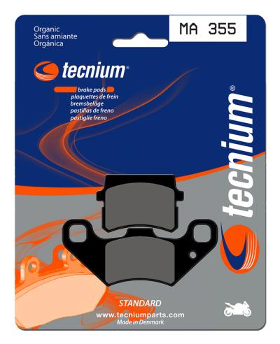 Plaquettes de freins Tecnium route organique - MA355