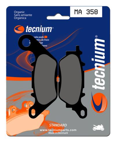Plaquettes de freins Tecnium route organique - MA358