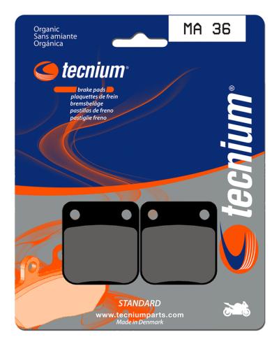 Plaquettes de freins Tecnium route organique - MA36
