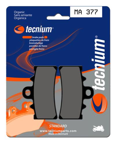 Plaquettes de freins Tecnium route organique - MA377
