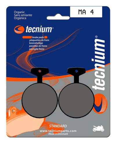 Plaquettes de freins Tecnium route organique - MA4