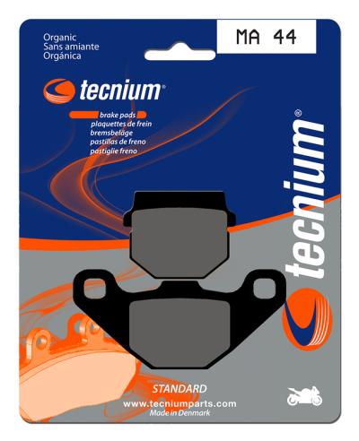 Plaquettes de freins Tecnium route organique - MA44