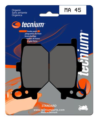 Plaquettes de freins Tecnium route organique - MA45