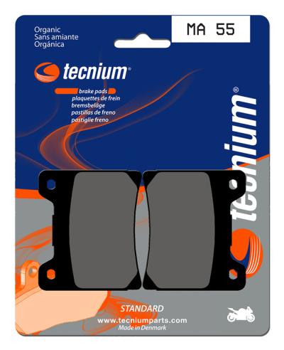Plaquettes de freins Tecnium route organique - MA55