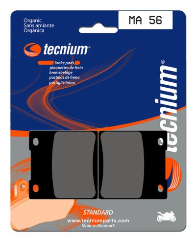 Plaquettes de freins Tecnium route organique - MA56