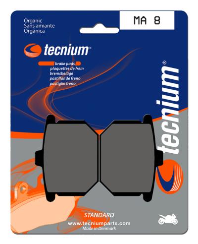 Plaquettes de freins Tecnium route organique - MA8