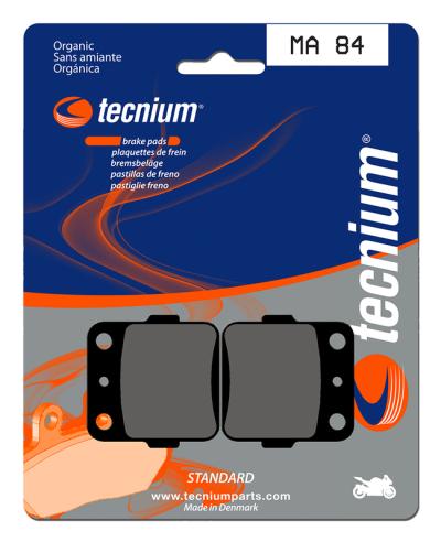 Plaquettes de freins Tecnium route organique - MA84