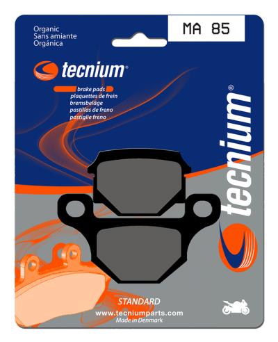 Plaquettes de freins Tecnium route organique - MA85