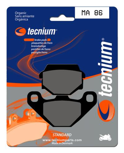 Plaquettes de freins Tecnium route organique - MA86