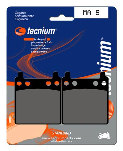 Plaquettes de freins Tecnium route organique - MA9