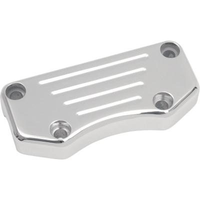 Platine de pontet Drag Specialties Ball milled pour pontet de guidon Harley davidson