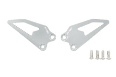 Platine de repose pied Puig PLAQUES TALON Argent