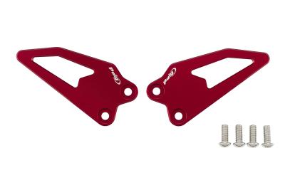 Platine de repose pied Puig PLAQUES TALON Rouge